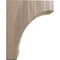 Ekena Millwork 3 1/2"W x 8"D x 10"H Clarksville Bracket, Walnut BKTW04X08X10CVWA - alternate 4